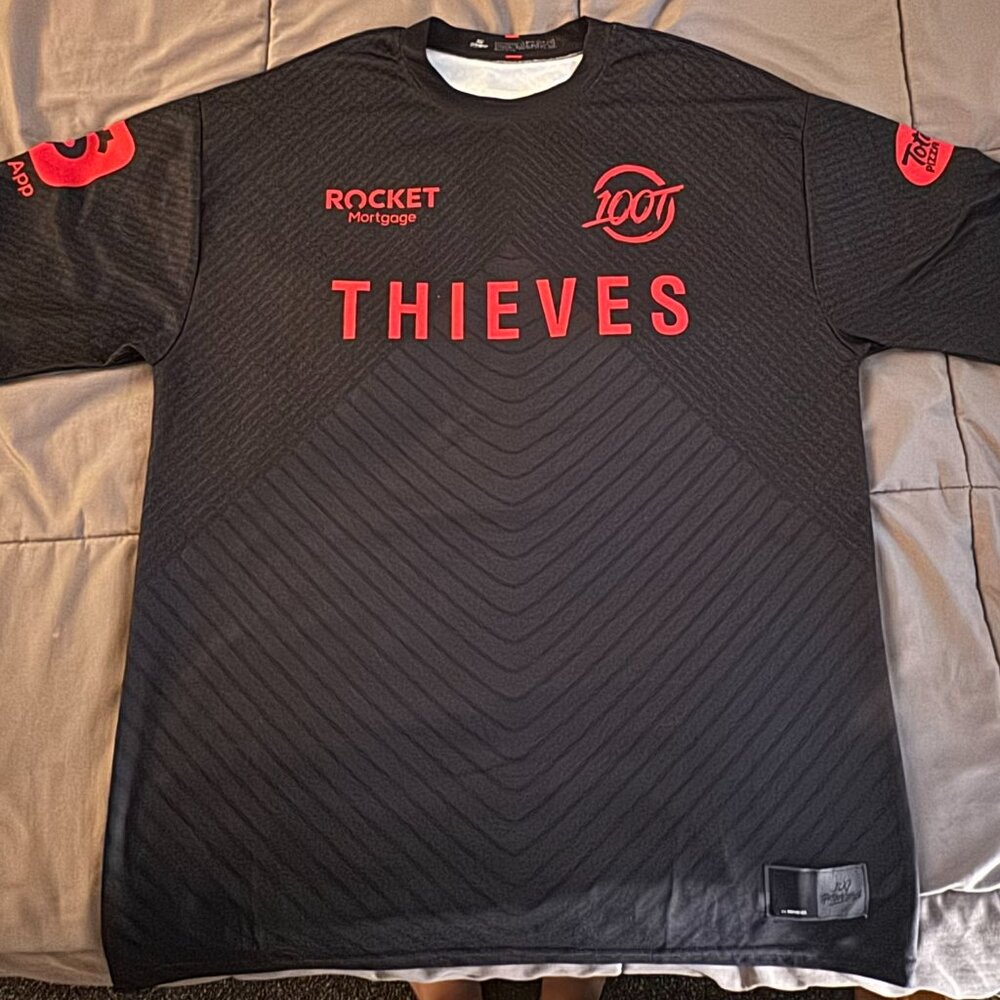 100 Thieves 2020 "Bred" SS Alternate Jersey